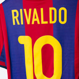Barcelona 2001-02 Rivaldo Home Kit (S)