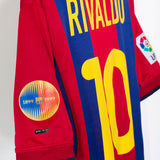 Barcelona 2001-02 Rivaldo Home Kit (S)
