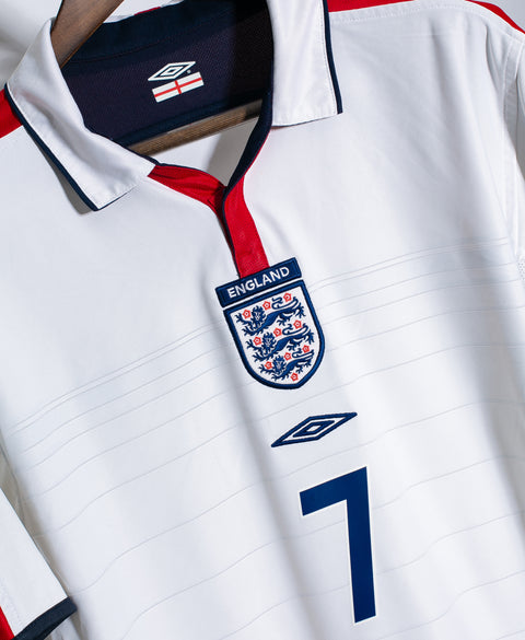 England 2004 Beckham Home Kit (L)