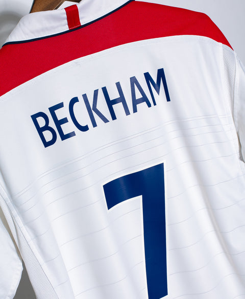 England 2004 Beckham Home Kit (L)