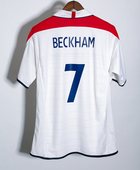 England 2004 Beckham Home Kit (L)