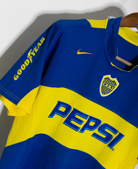 Boca Juniors 2004-05 Tevez Home Kit (L)