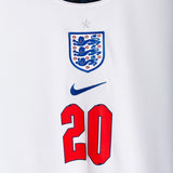 England 2020 Foden Home Kit (L)