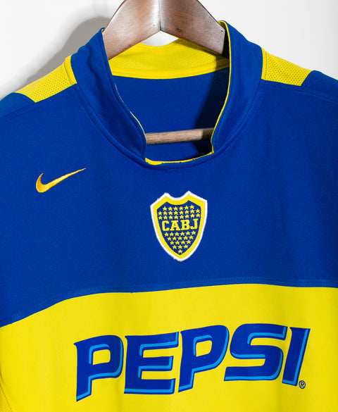 Boca Juniors 2004-05 Tevez Home Kit (L)