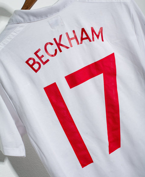 England 2010 Beckham Home Kit (L)