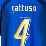 Italy 2006 Gattuso Home Kit (2XL)