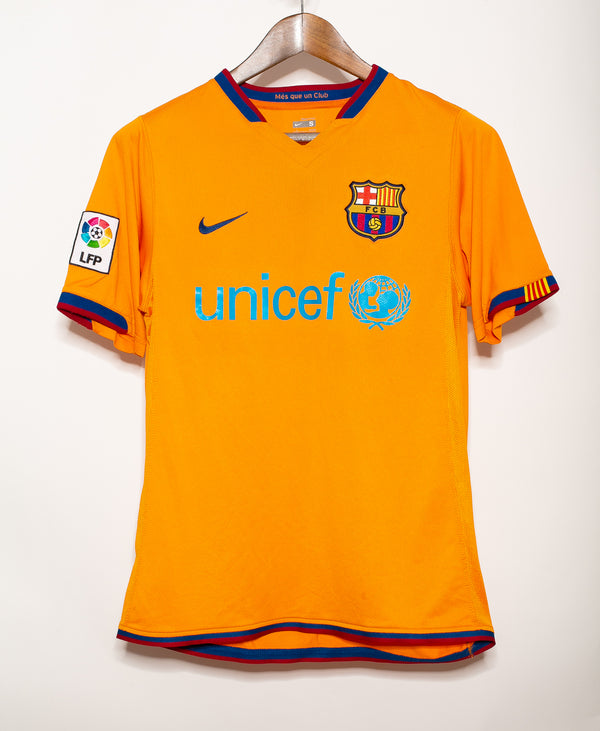 Barcelona 2006-07 Ronaldinho Away Kit (S)