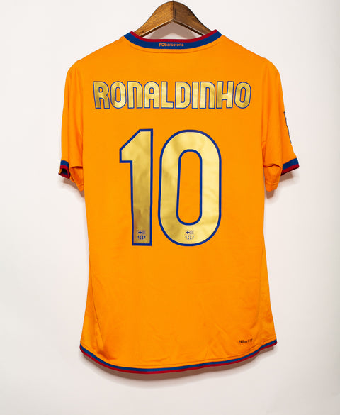 Barcelona 2006-07 Ronaldinho Away Kit (S)