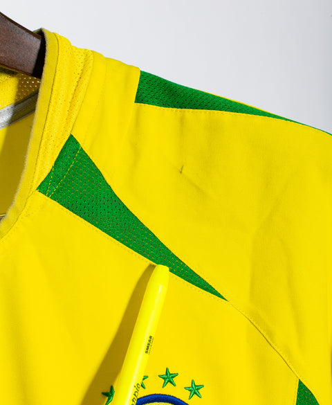 Brazil 2002 Ronaldinho Home Kit (XL)