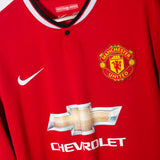 Manchester United 2014-15 Lingard Long Sleeve Home Kit (XL)