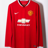 Manchester United 2014-15 Lingard Long Sleeve Home Kit (XL)