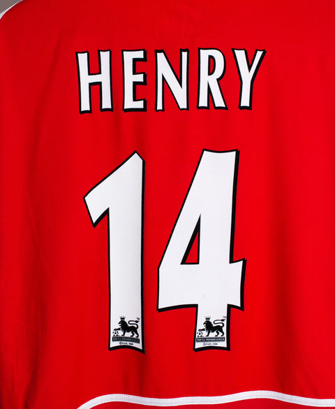 Arsenal 2002-04 Henry Home Kit (2XL)