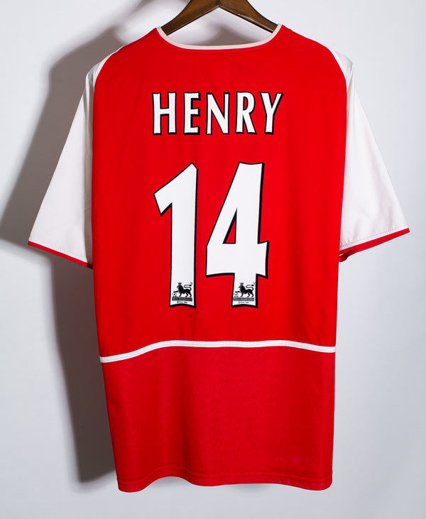 Arsenal 2002-04 Henry Home Kit (2XL)