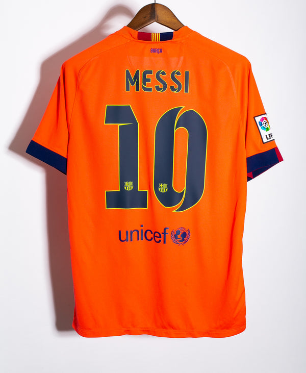 Barcelona 2014-15 Messi Away Kit (L)