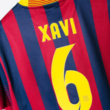 Barcelona 2013-14 Xavi Home Kit (XL)