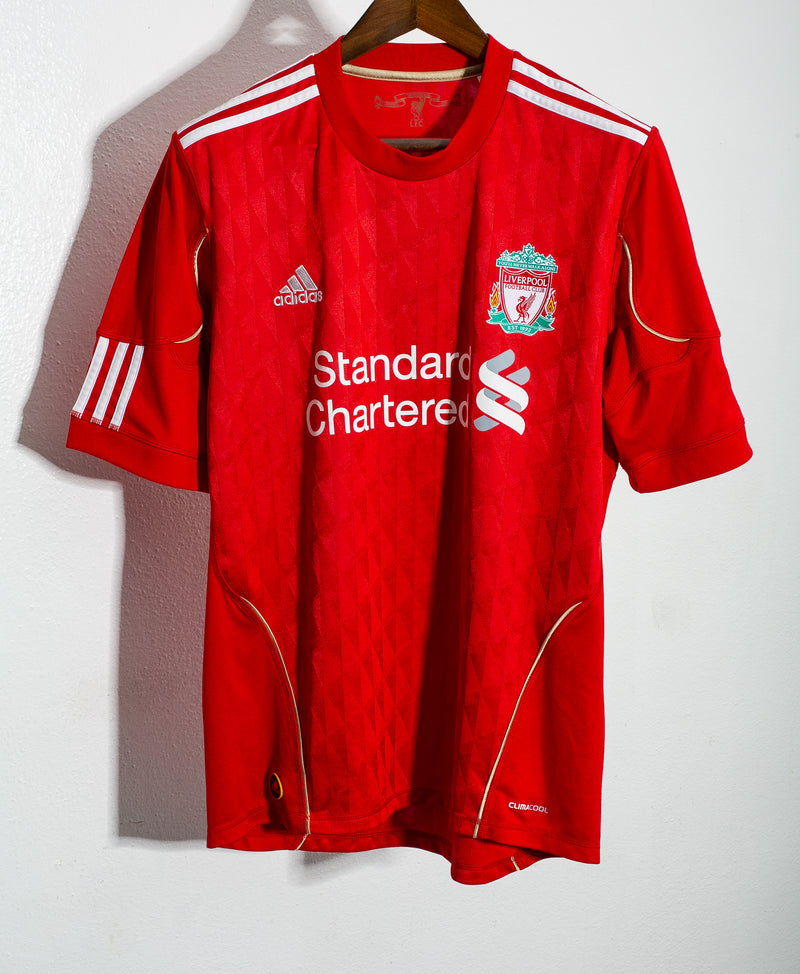 Liverpool Home football shirt 2010 - 2012. Sponsored by Standard