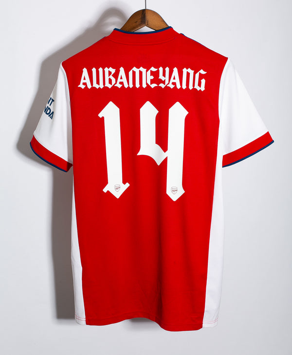 Arsenal 2021-22 Aubameyang Home Kit (L)