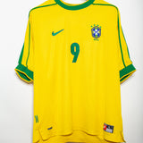 Brazil 1998 Ronaldo Home Kit (L)