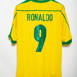 Brazil 1998 Ronaldo Home Kit (L)