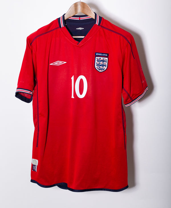 England 2002 Owen Away Kit (L)