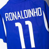 Brazil 2002 Ronaldinho Away Kit (XL)