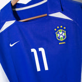 Brazil 2002 Ronaldinho Away Kit (XL)
