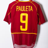 Portugal 2002 Pauleta Player Issue Home Kit (M)