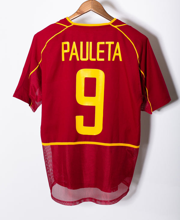 Portugal 2002 Pauleta Player Issue Home Kit (M)