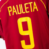 Portugal 2002 Pauleta Player Issue Home Kit (M)