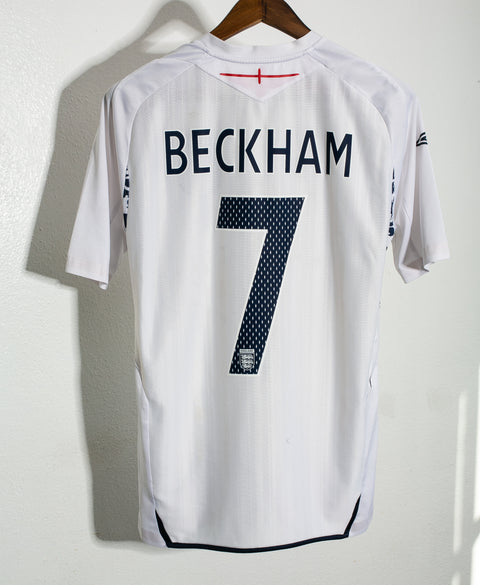 England 2008 Beckham Home Kit (M)