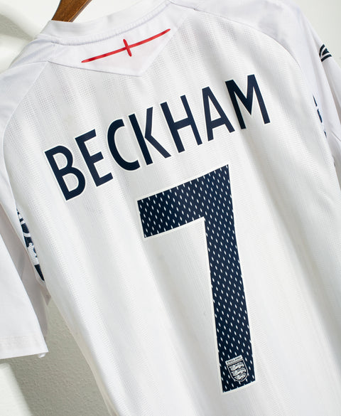 England 2008 Beckham Home Kit (M)