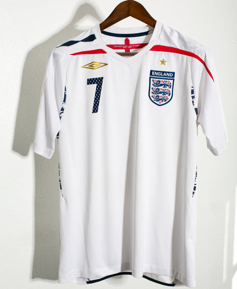 England 2008 Beckham Home Kit (M)