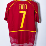 Portugal 2002 Figo Player Issue Home Kit (M)