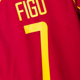Portugal 2002 Figo Player Issue Home Kit (M)