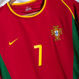 Portugal 2002 Figo Player Issue Home Kit (M)