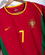 Portugal 2002 Figo Player Issue Home Kit (M)