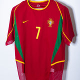 Portugal 2002 Figo Player Issue Home Kit (M)