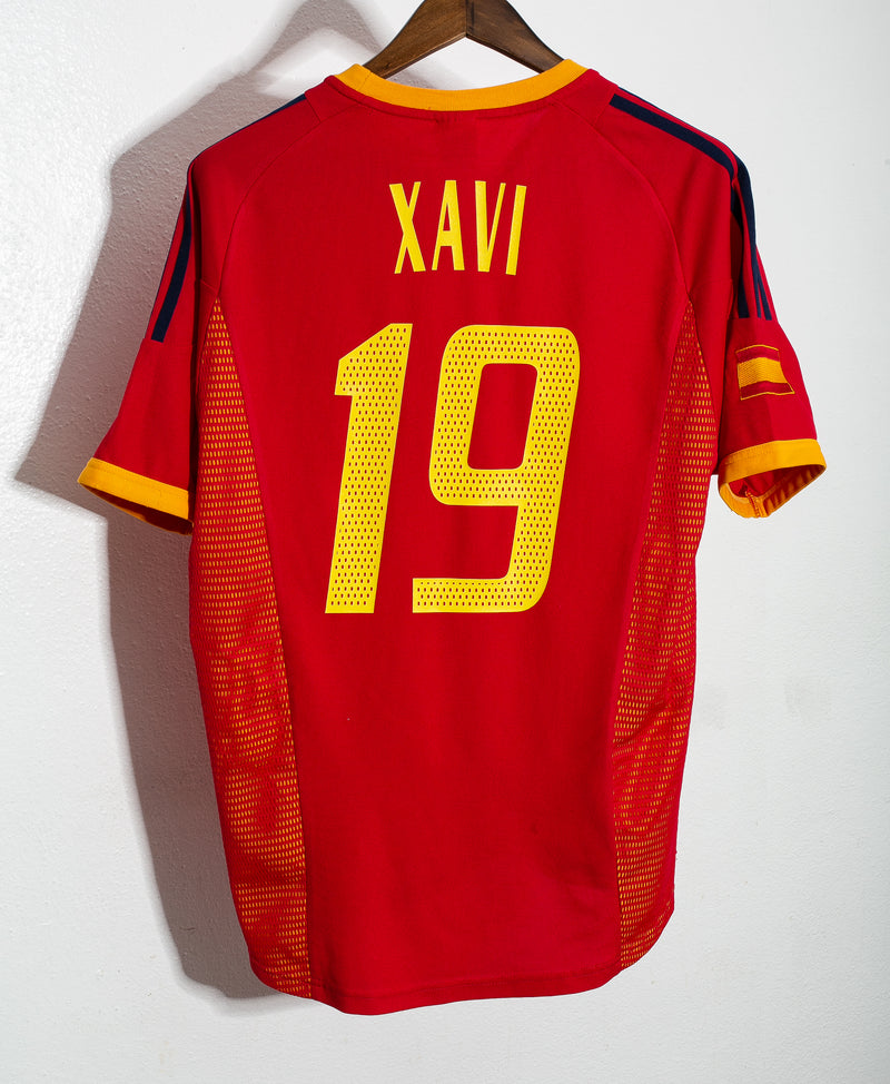 Spain 2002 Xavi Home Kit (M)