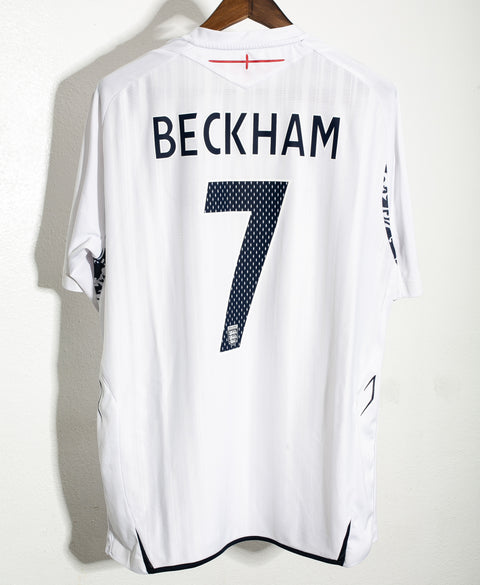 England 2008 Beckham Home Kit (XL)