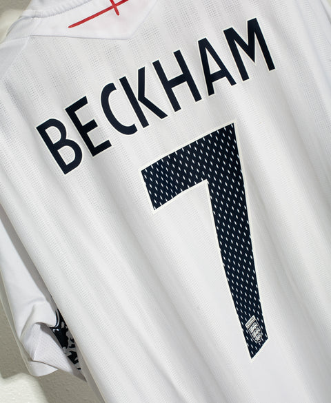 England 2008 Beckham Home Kit (XL)