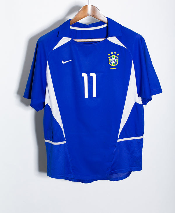 Brazil 2002 Ronaldinho Away Kit (M)