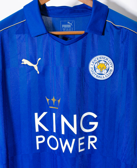 Leicester CIty 2016-17 Vardy Home Kit (XL)