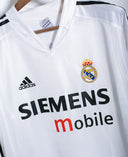 Real Madrid 2004-05 Ronaldo Long Sleeve Home Kit (L)