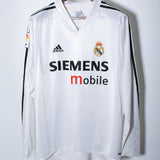 Real Madrid 2004-05 Ronaldo Long Sleeve Home Kit (L)
