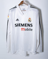 Real Madrid 2004-05 Ronaldo Long Sleeve Home Kit (L)