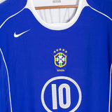 Brazil 2004 Ronaldinho Away Kit (2XL)