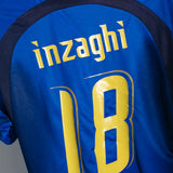 Italy 2006 Inzaghi Home Kit (M)
