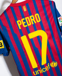 Barcelona 2011-12 Pedro Home Kit (S)