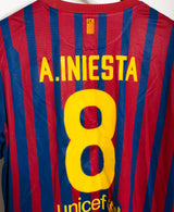 Barcelona 2011-12 Iniesta Home Kit (XL)