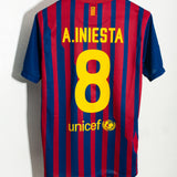 Barcelona 2011-12 Iniesta Home Kit (M)